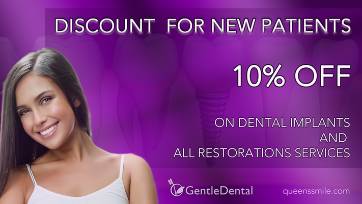 Gentle Dental in Queens Discount For New Patients