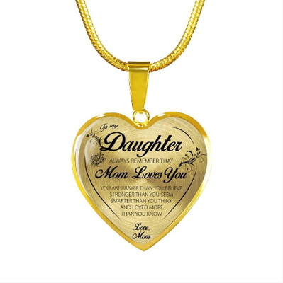 To My Daughter Necklace From Mom Coupon